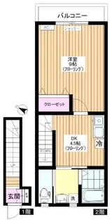 コーポにりんそう【2階】の間取り