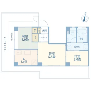 Kハウス【5階】の間取り