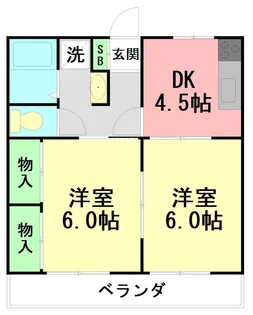 神奈川県藤沢市善行6【マンション】の間取り