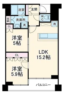 フィールド川和【1階】の間取り