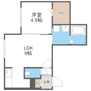 セラヴィ.SE【1階】の間取り