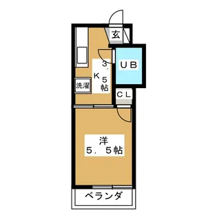 サン自由が丘【2階】の間取り