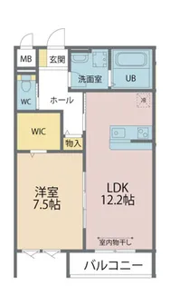 リオグランデパークス【3階】の間取り