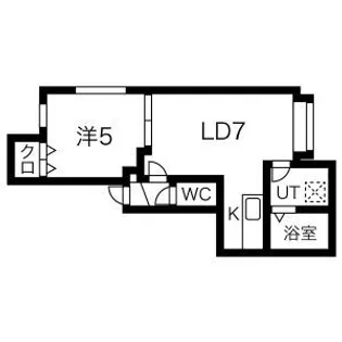 ラ・ベレッツァカーズ【1階】の間取り