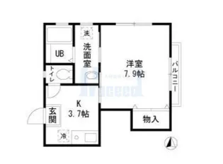 フォレストメゾンNAKANISHI【2階】の間取り