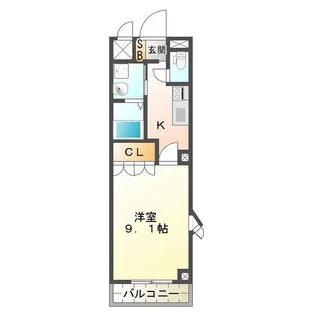 プチバイオレット【2階】の間取り