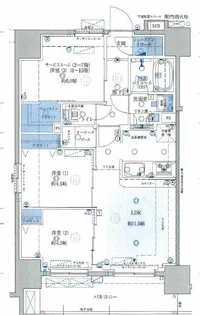 神奈川県横浜市中区長者町1【マンション】の間取り