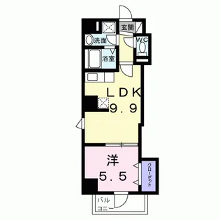 東京都新宿区榎町【マンション】の間取り