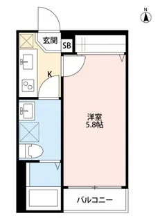 ミライオ板橋【2階】の間取り