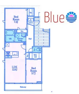 ラルーチェ【2階】の間取り
