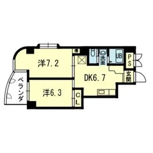 藤一第2ビル【2階】の間取り