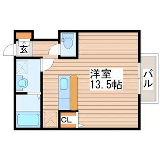 サニープレイス小松島II【1階】の間取り