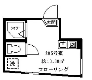 東京都世田谷区北烏山1【アパート】の間取り