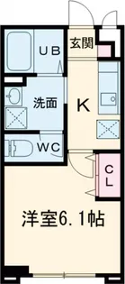 リープラス御着駅前II【1階】の間取り