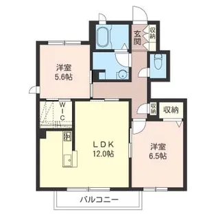 スカイガーデン【1階】の間取り