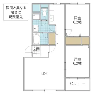 パルティール I【3階】の間取り