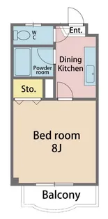 コスモハイムII【5階】の間取り