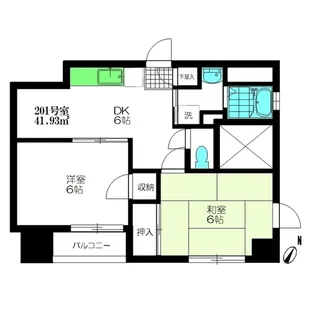 東京都大田区鵜の木3【マンション】の間取り