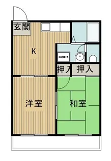スカイヒルズMI【2階】の間取り