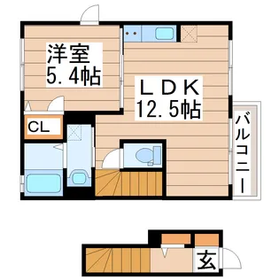 LUCE【2階】の間取り