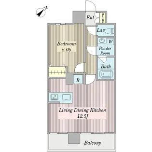 ANNEX-S【4階】の間取り