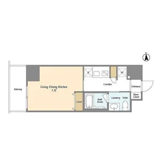 東京都台東区浅草1【マンション】の間取り