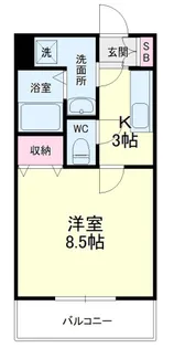 カサジュール【1階】の間取り