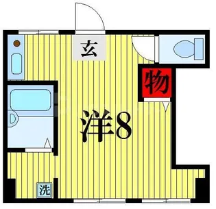 寿々川ビル【5階】の間取り