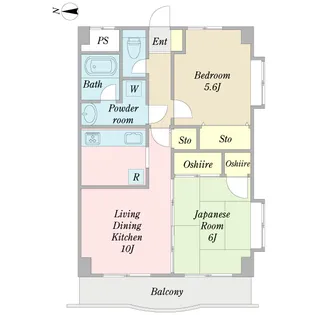 エンジェル パティオ【3階】の間取り