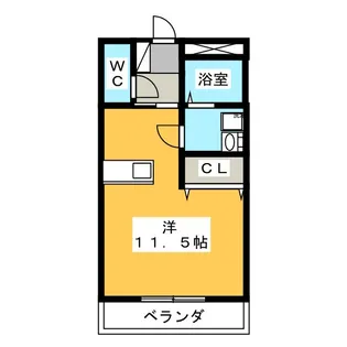 La vita 神野 A【2階】の間取り