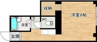 ラセーヌ蛍谷(ラセーヌホタルダニ)【1階】の間取り