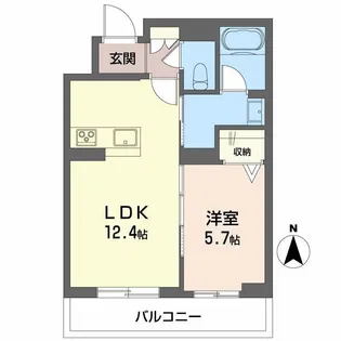 ティターニア【2階】の間取り