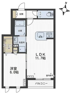 Lirio Grace Yono【3階】の間取り