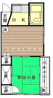 江古田アーバンライフ【2階】の間取り