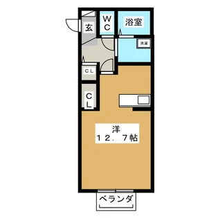 アヴェール・スカラベ【2階】の間取り