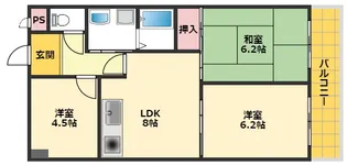 エンジェル尾上【2階】の間取り