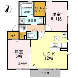 ピース【1階】の間取り