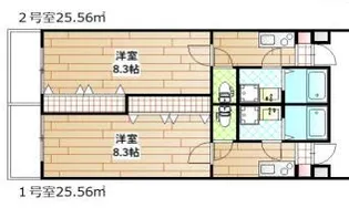 クレア大和田【1階】の間取り