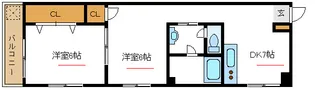 杉浦マンション【3階】の間取り