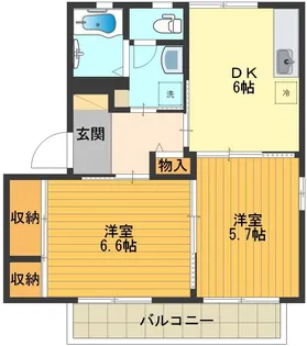 アークTU【2階】の間取り