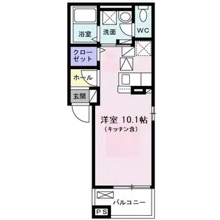 サニー・ブライト桜木 II【1階】の間取り