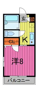 エンジェルハイツ【2階】の間取り