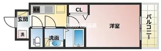 Alivis福島海老江【10階】の間取り