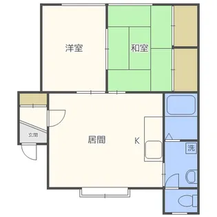 ミドリハイツ【1階】の間取り