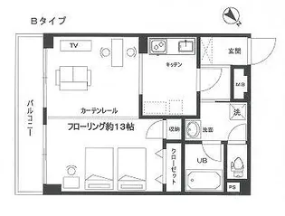 Flat.U【6階】の間取り