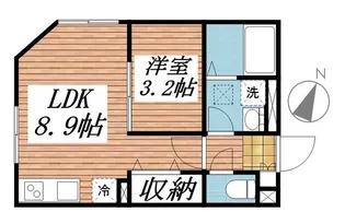 エクウス中村橋【3階】の間取り