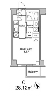 プラウドフラット南青山【4階】の間取り