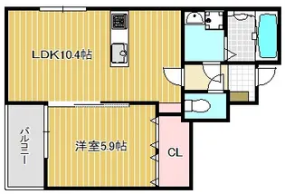 Realmaison守山駅前【5階】の間取り