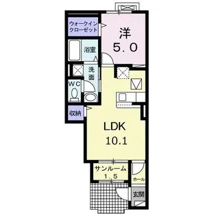 プルミエールI【1階】の間取り