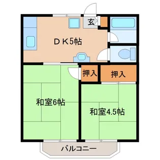 メゾン14-20【2階】の間取り
